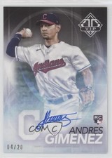 2021 Topps Transcendent Collection VIP Party 4/20 Andres Gimenez Auto 19hu