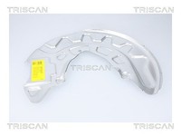 Triscan Spritzblech, Bremsscheibe Rechts, Vorderachse U.A. FüR Audi, Seat
