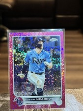 2022 Topps Chrome #10 Austin Meadows Magenta Speckle Refractor #/350