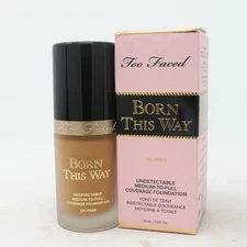 Too Faced ~ Born This Way Medium-to-Full Coverage Foundation ~ HONEY ~ 1 fl oz