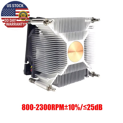 80MM CPU Air Cooler 4PIN PWM Cooling PC Radiator Fan for Intel 2011 X79 X99 CPU 