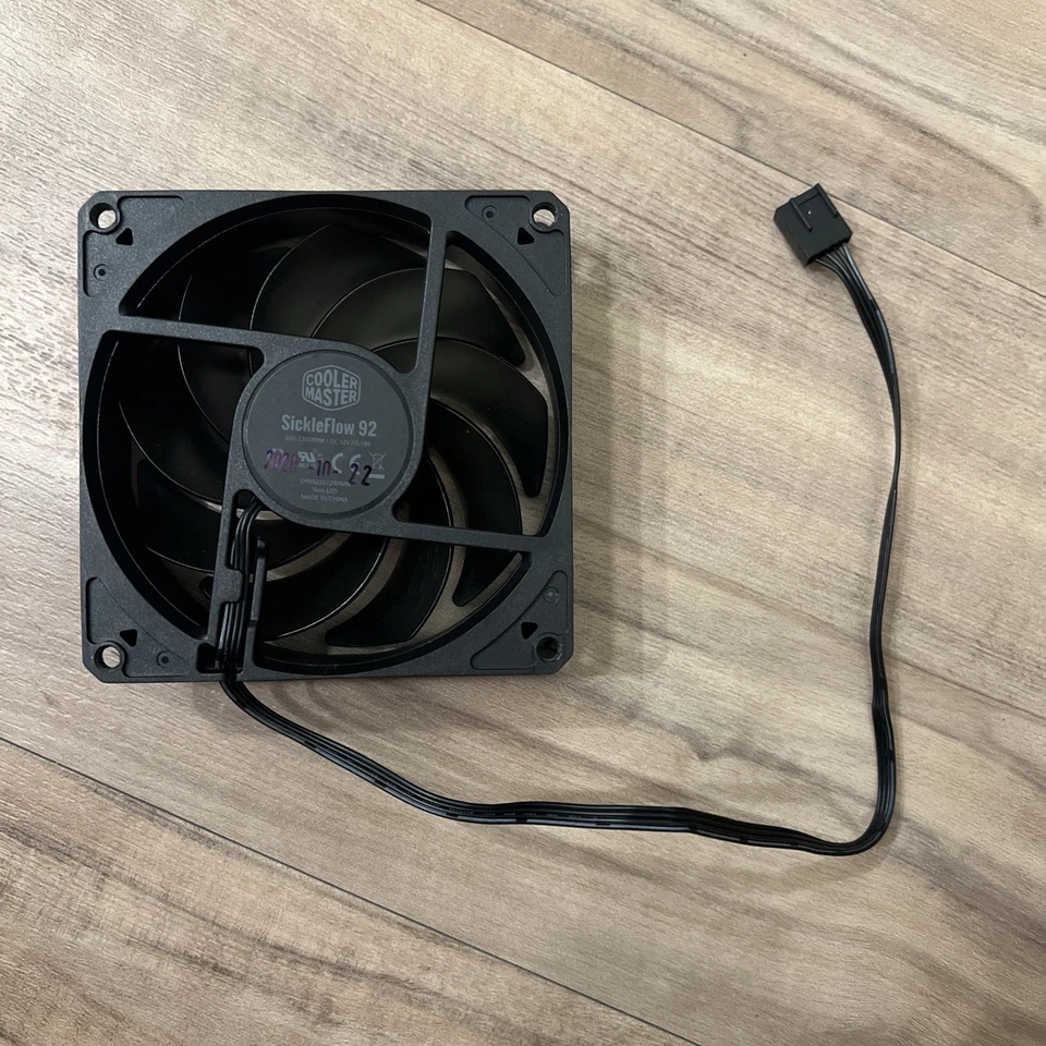 Cooler Master SickleFlow 92 case cooling fan 92mm air balance blades 40 CFM 1.8 - Image 3 of 3
