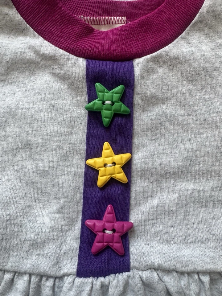 Vestido Barney Vintage 1993 tamanho 5 - Imagem 2 de 4