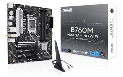 B760M MAX Gaming WiFi Intel  B760 (LGA 1700) mATX Motherboard, Advanced AI PC-Re