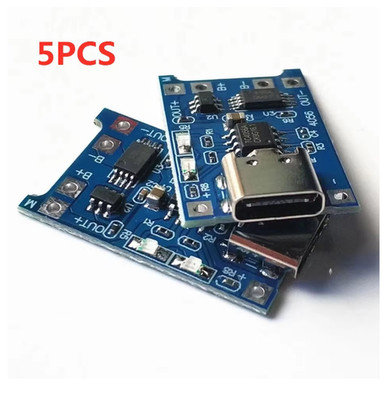 2/5PCS 5V 1A Micro/Type-c/Mini 18650 TP4056 Lithium Battery Charger Module