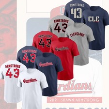 NEW HOT! Shawn Armstrong #43 Cleveland Guardians 2025 Name & Number Fan Gifts