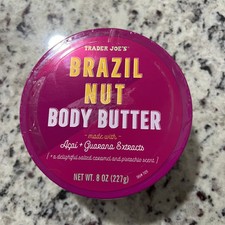 Trader Joe  s Brazil Nut Body Butter Brazilian Cream Limited Edition 8oz New