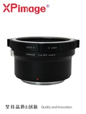 XPimage Lock Lens Adapter for Hasselblad V Lens to Fujifilm Fuji G GFX100 Camera