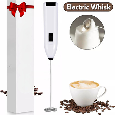 Electric Milk Frother Drink Foamer Whisk Mixer Stirrer Coffee Eggbeater Kitchen