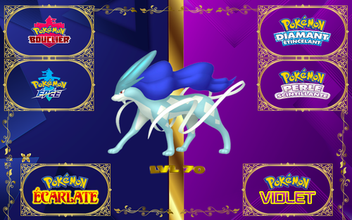 Pokémon Suicune Shiny 6IV - Pour Pokémon Diamant Étincelant / Perle Scintillante Sur Switch - Neuf