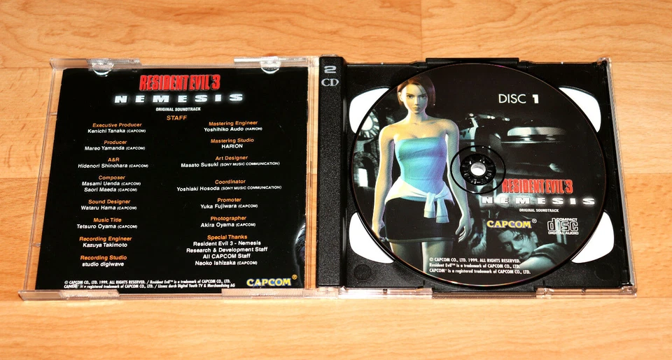 Resident Evil 3 Nemesis Original Soundtrack OST CD Very Rare Capcom Dreamcast - Image 3 of 4