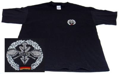 T-Shirt ABC-Abwehrtruppe schwarz,Chemiewaffen,Atomwaffen,BW,Bio,Bundeswehr,BRD