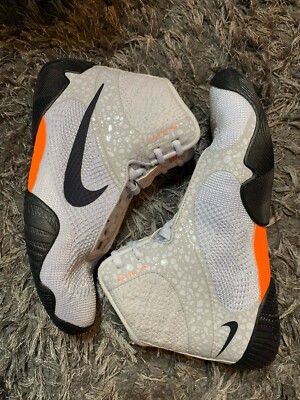 Nike Tawa SE Men's Wrestling Size 9 DJ4474-900 Wrestling Shoes New Grey Black