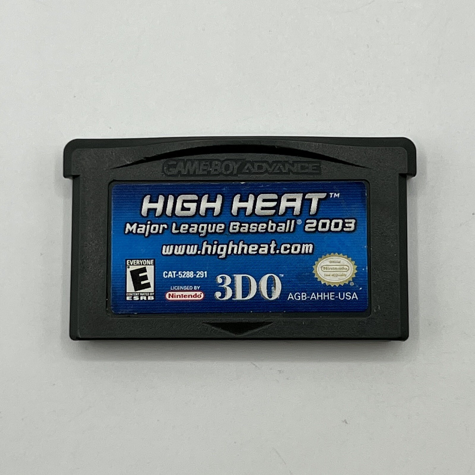 Nintendo Game Boy Advance High Heat Major League Baseball 2003 Tested & Working