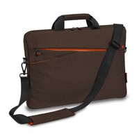 Notebooktasche Laptoptasche Bis 15,6 Zoll 'Fashion Braun' UmhäNgetasche