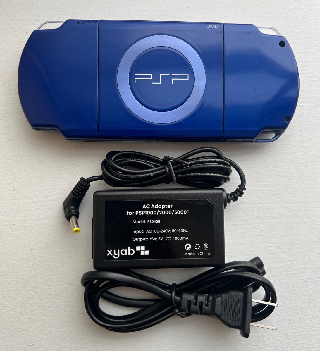 Sony PSP 2000 Console OEM - Metallic Blue - Good + Memory Card 4GB