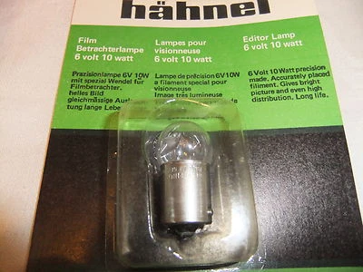 Lampada lampadina proiettore FILM MOVIE EDITOR 6v 10w x 1 ELMO PRINZ ecc..., 20 fx