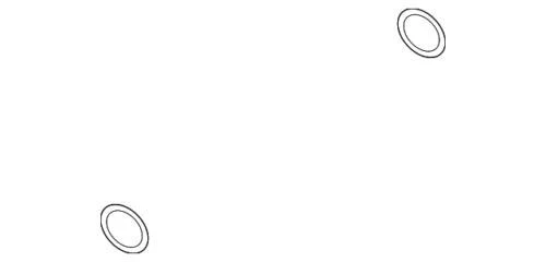 Colgador de escape genuino GM con aislantes 10056770 Foto 2 de 3