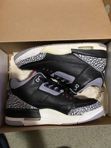 2001 air jordan 3 black cement