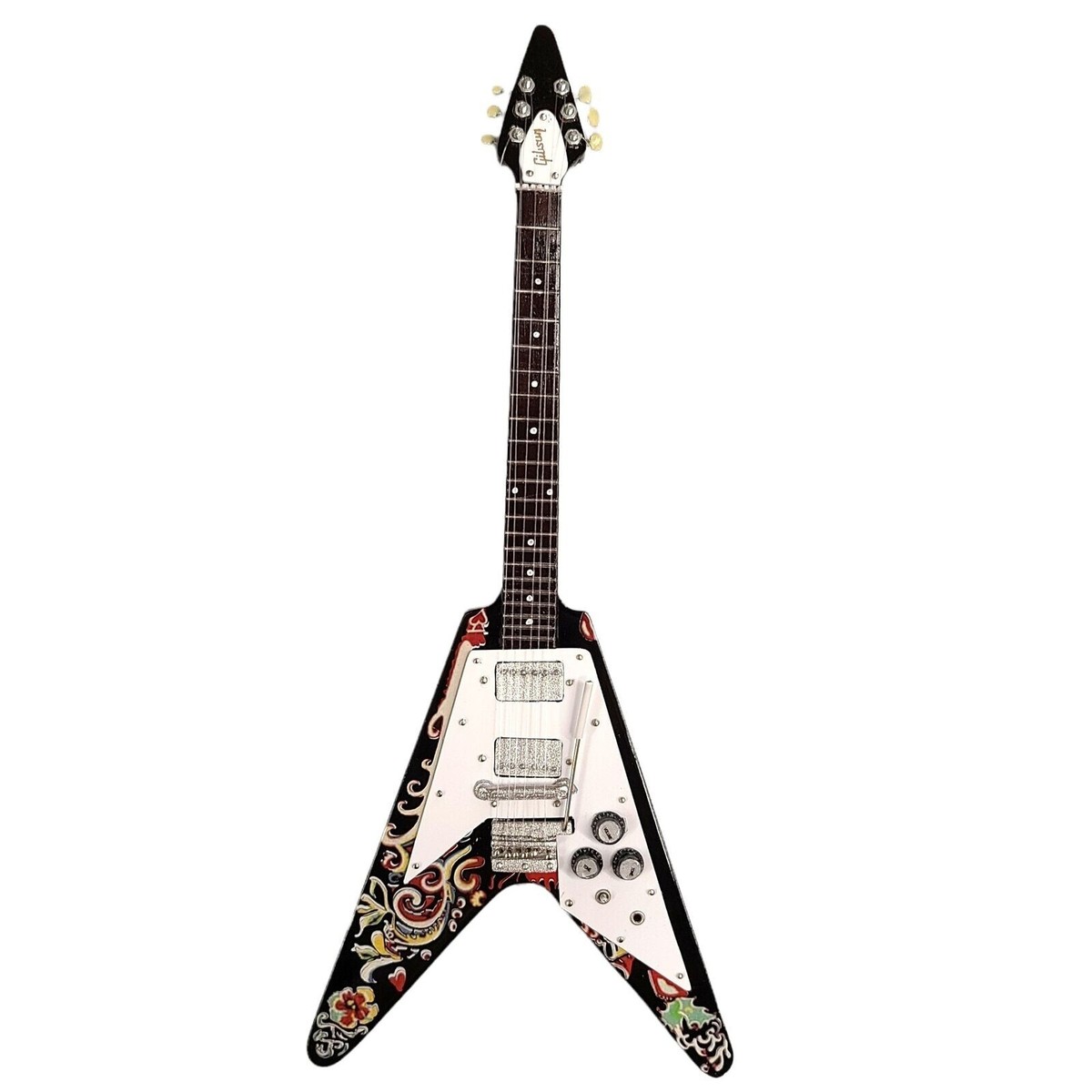 Jimi Hendrix Gibson Psychedelic Flying V - Axe Heaven Miniature