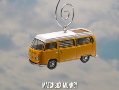 Volkswagen Samba Bus Camper Kombi VW T1 T2 Christmas Ornament Westfalia RV 1/76