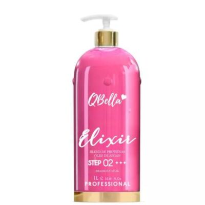 Elixir Progressive Brush Hair Brazilian Mask Protein Blend - Qbella Professional
