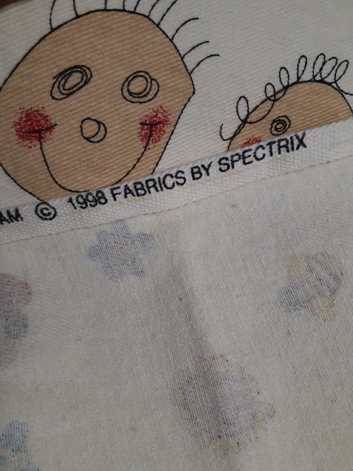 VTG 1998 Tressa's Dream Duck Cotton Fabric by Spectrix, Sunshine Bees Bird Flowe - Image 3 of 4