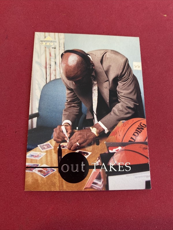 Michael Jordan Just a Normal day in The office Rare Air Out Takes UD #56