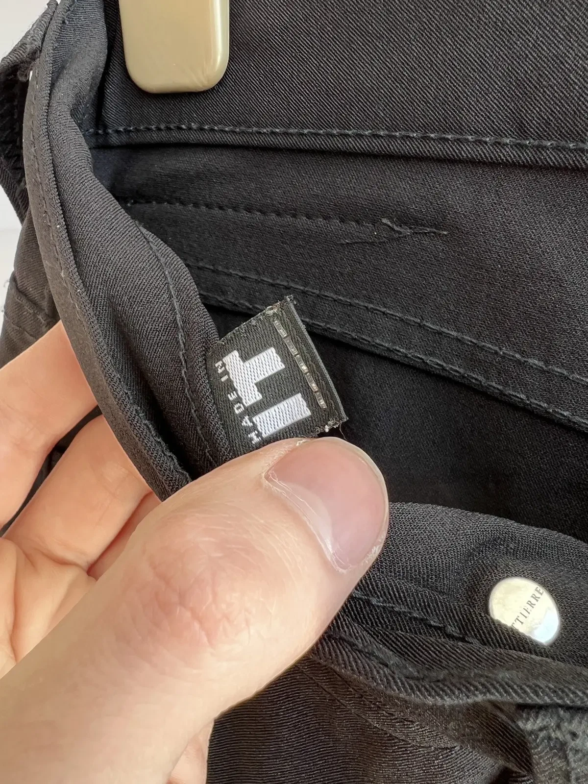 Pantaloni vintage Versace jeans couture neri