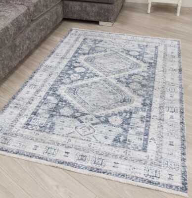 Flachgewebe Waschbar Teppiche Extra Groß Wohnzimmer Schlafzimmer Flur Teppich Fußmatte