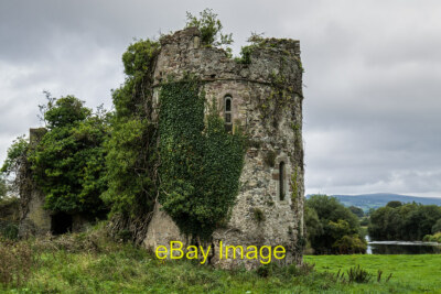 Photo 12x8 Castles of Munster: Newcastle Tipperary  (2) The C16 tower. c2021