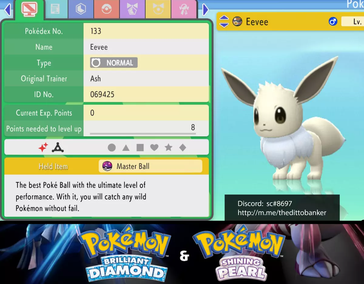 Eevee Evolutions • Competitive • 6IVs • Level 100 • Online Battle