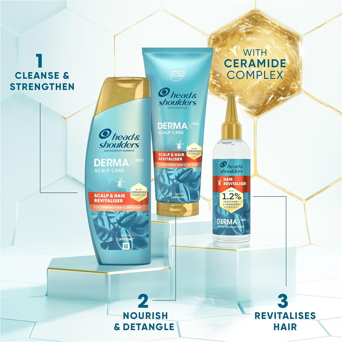 Head & Shoulder Derma X Pro Revitalise Shampoo 300ml - View #2