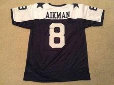 UNSIGNED CUSTOM Sewn Stitched Troy Aikman Thanksgiving Jersey - M, L, XL, 2XL 3X