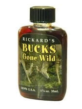 PETE RICKARD - BUCKS GONE WILD HUNTING LURE SCENT ATTRACTANT - LH976 - 1.25 OZ  