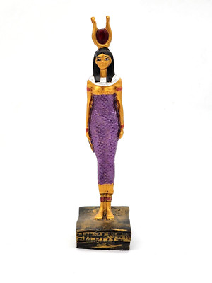 Unique Hathor Statue Ancient Egyptian Antique Handmade Carved Stone Bazareg