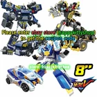 Tobot V Galaxy Detectives 8" Transform Figure Boys Toy Car Truck Vehicle Robot