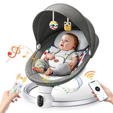 Baby Swings for Infants - Exclusive App  Bluetooth Function, Baby Swing with...