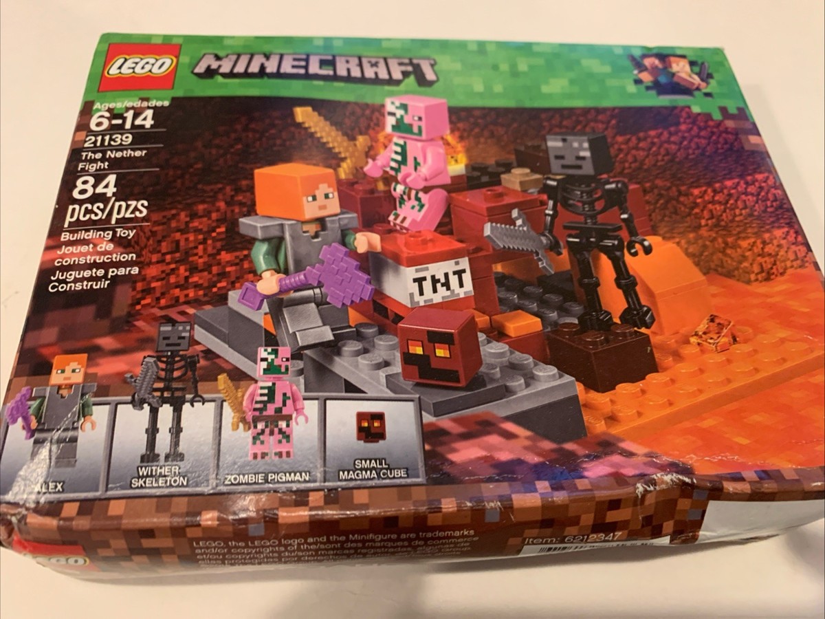 Sealed LEGO Minecraft: The Nether Fight (21139) Shelf Wear Eq10