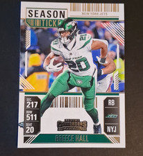 Breece Hall 2024 Panini Contenders Football Season Ticket #20 New York Jets