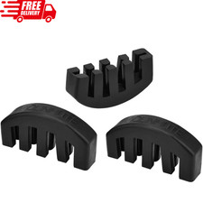 3PCS 4/4 Claw Rubber Mute Violin Practice Mute Silencer with 5 Prongs for