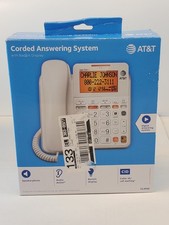 AT T CL4940 Single Line Corded Telephone Phone w/ Answering Machine