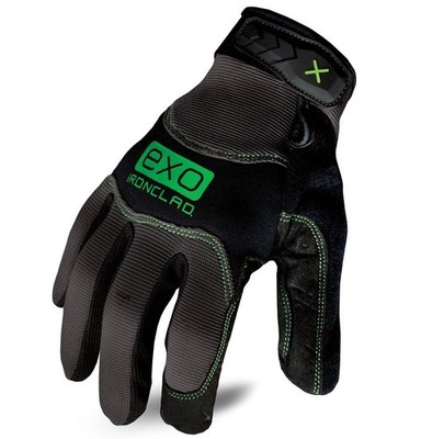 EXO Pro Water Resistant; Work Gloves, (1 Pair), EXO2-MWR-03-M, Black/Grey