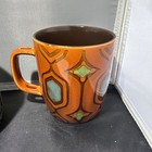 Mexican Folk Art Pottery Set Of 4 Coffee Cups, Bubble Mugs, Hand Made — photo 2