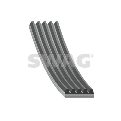 SWAG 50 93 8242 V-Ribbed Belt for Ford, Volvo