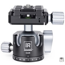 D28 28mm Low Profile Tripod Ball Head Professional All Metal CNC 360  Panoram...