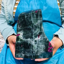 8LB Natural zoisite specimen ore quartz crystal mineral healing decor