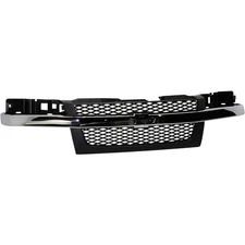 Grille Assembly Textured Dark Gray 2 Piece Design For 2004-12 CHEVROLET COLORADO