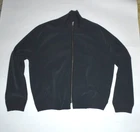 Jacques NYC Men's Size M Gray Tec Tennis Bomber Jacket Full Zip Polyester Blend