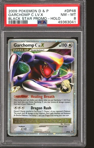 Pokemon Diamond & Pearl Promo Garchomp C Lv.X DP46 PSA 8
